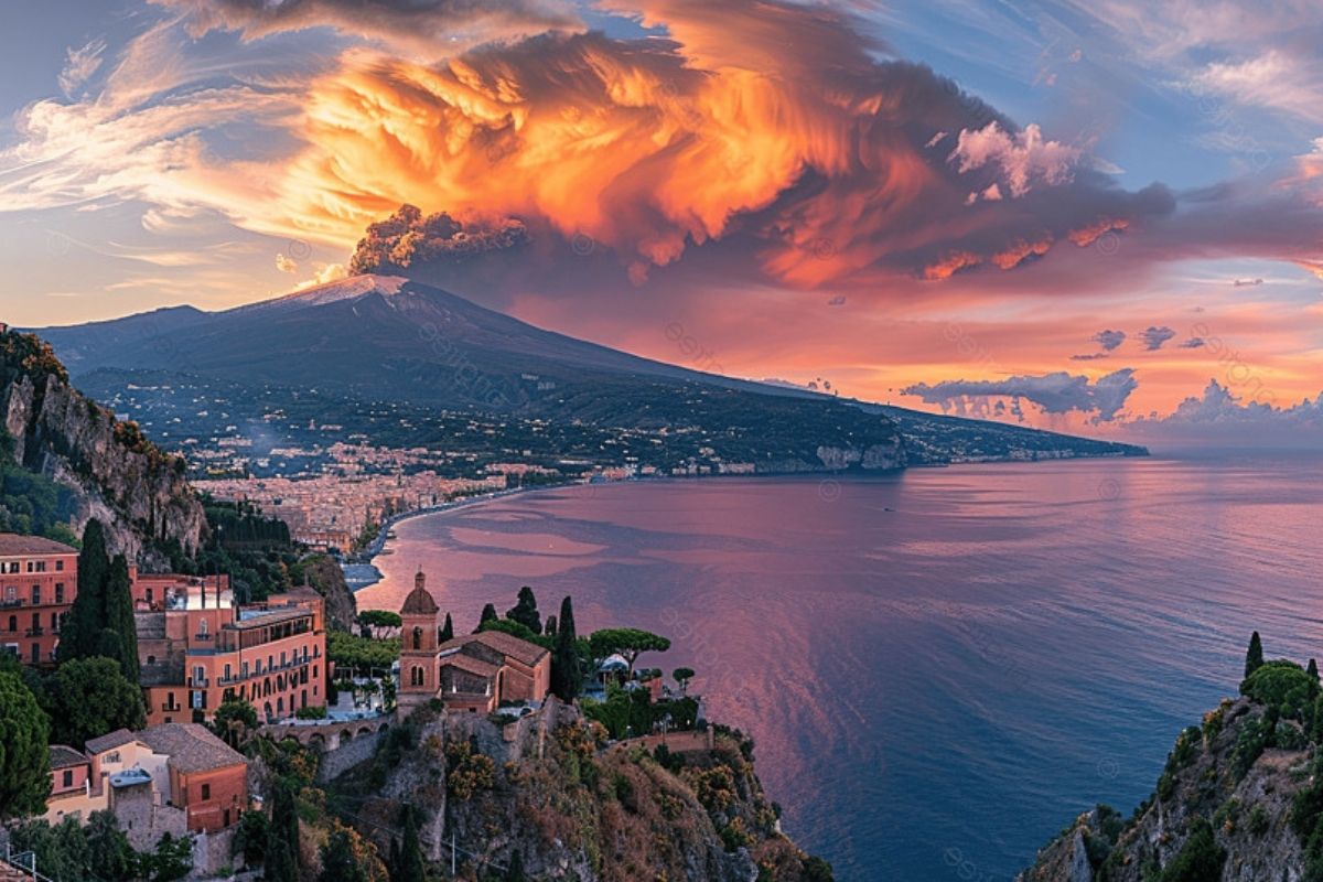 Panorama di Taormina con l'Etna sullo sfondo