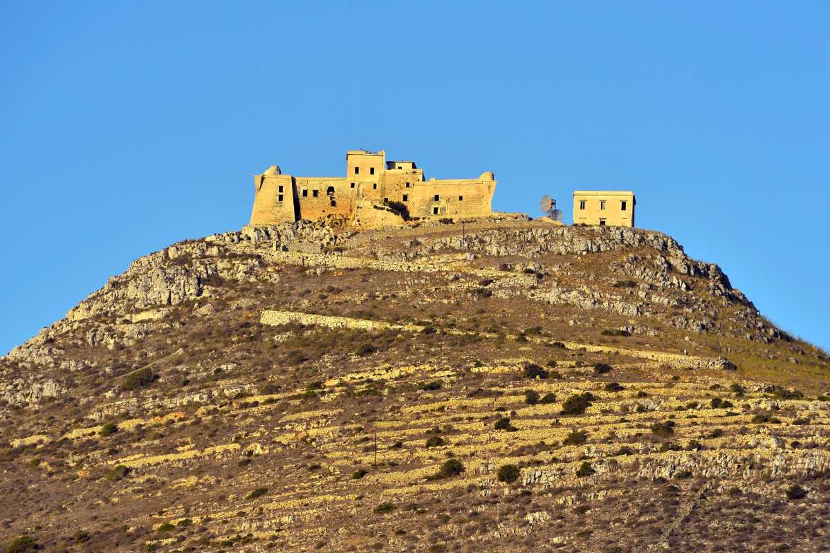 Castello di Santa Caterina a Favignana con vista panoramica